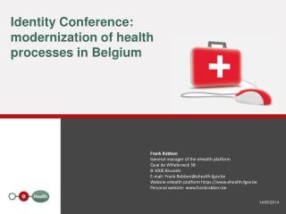 Identity Conference: modernization of health processes in Belgium