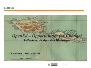 OpenEd – Opportunities for Change: Reflections, Analysis and Discussions