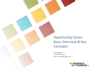Opportunity Zones: Basic Overview & Key Concepts