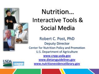 Nutrition… Interactive Tools & Social Media