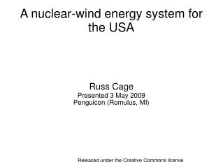 A nuclear-wind energy system for the USA