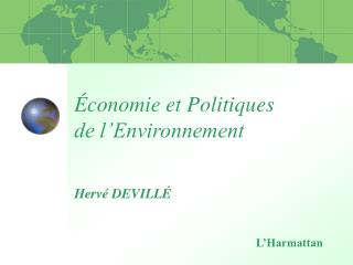 Économie et Politiques de l’Environnement