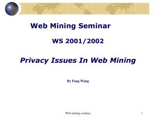 Web Mining Seminar