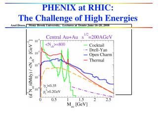 PHENIX at RHIC: The Challenge of High Energies