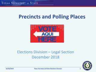 Precincts and Polling Places