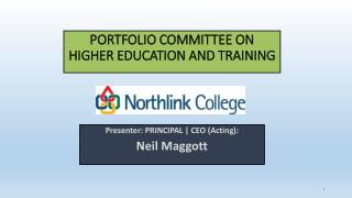 PORTFOLIO COMMITTEE ON HIGHER EDUCATION AND TRAINING