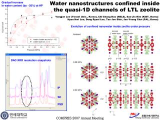 Water nanostructures confined inside the quasi-1D channels of LTL zeolite