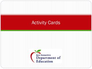 Activity Cards