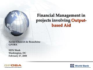 Financial Management in projects involving Output-based Aid