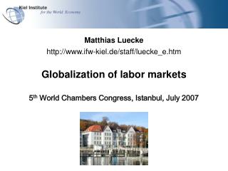 Globalization of labor markets