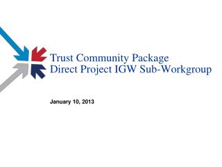 Trust Community Package Direct Project IGW Sub-Workgroup