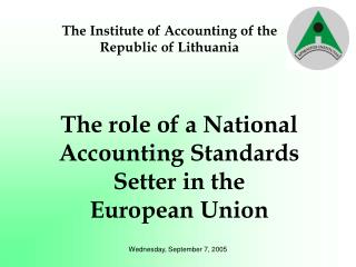 The Institute of Accounting of the Republic of Lithuania
