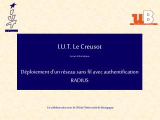 I.U.T. Le Creusot Service Informatique