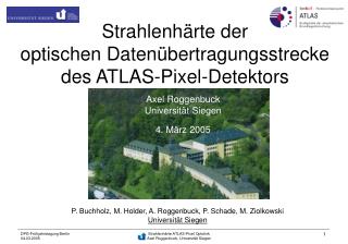 Strahlenhärte der optischen Datenübertragungsstrecke des ATLAS-Pixel-Detektors