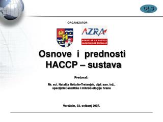 Osnove i prednosti HAC C P – sustava