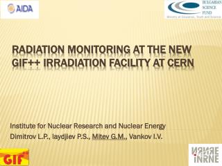 Radiation monitoring at the new GIF++ irradiation facility at CERN
