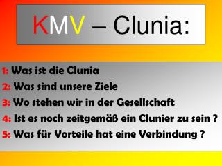 K M V – Clunia: