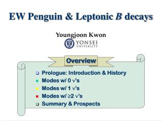 EW Penguin & Leptonic B decays