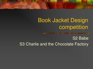 Book Jacket Design competition
