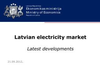 Latvian electricity market Latest developments