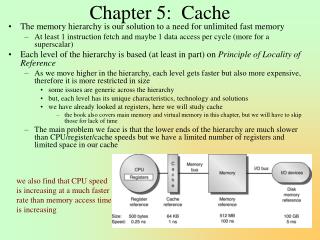 Chapter 5: Cache