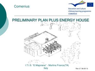 PRELIMINARY PLAN PLUS ENERGY HOUSE