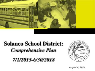 Solanco School District: Comprehensive Plan 7/1/2015-6/30/2018