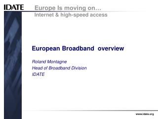 European Broadband overview