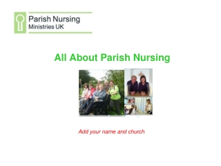 All About Parish Nursing