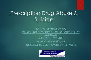 Prescription Drug Abuse &amp; Suicide
