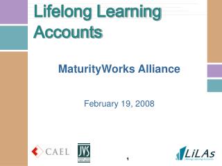 Lifelong Learning Accounts