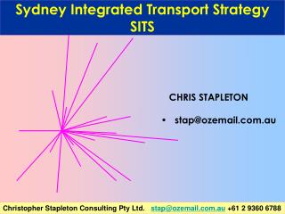 Christopher Stapleton Consulting Pty Ltd. stap@ozemail.au +61 2 9360 6788