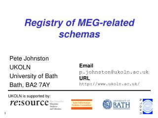 Registry of MEG-related schemas