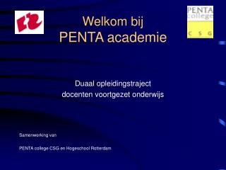 Welkom bij PENTA academie