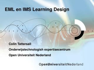EML en IMS Learning Design