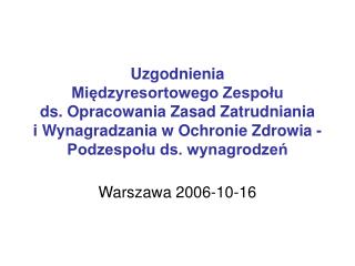 Warszawa 2006-10-16