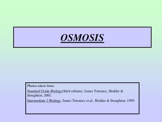 OSMOSIS