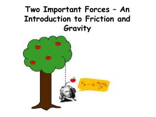 Two Important Forces – An Introduction to Friction and Gravity