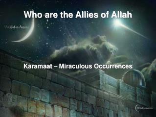 Who are the Allies of Allah