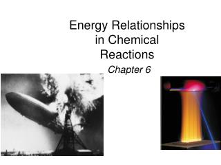 Energy Relationships in Chemical Reactions