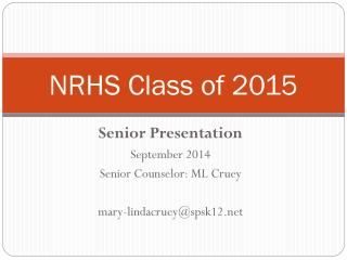 NRHS Class of 2015