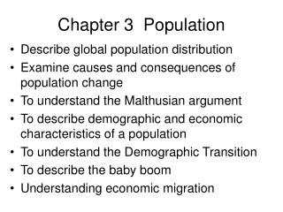 Chapter 3 Population