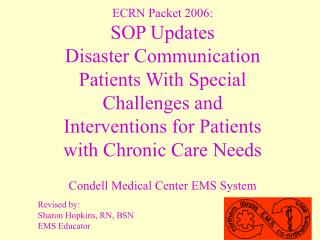 Condell Medical Center EMS System