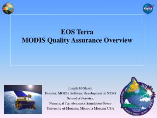 EOS Terra MODIS Quality Assurance Overview