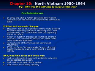 First Indochina war
