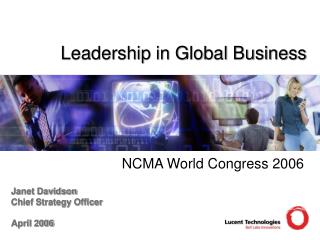 Leadership in Global Business
