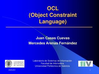 OCL (Object Constraint Language)