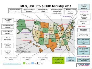 MLS, USL Pro &amp; HUB Ministry 2011