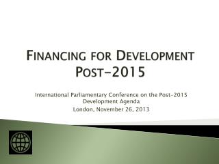 Financing for Development Post-2015