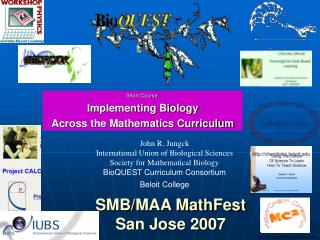 SMB/MAA MathFest San Jose 2007